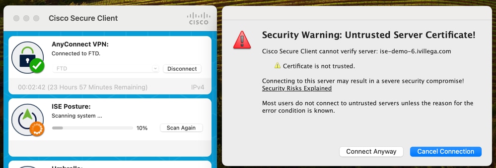 Certificate not Trusted