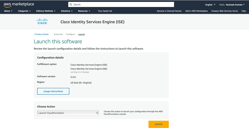 Launch CloudFormation