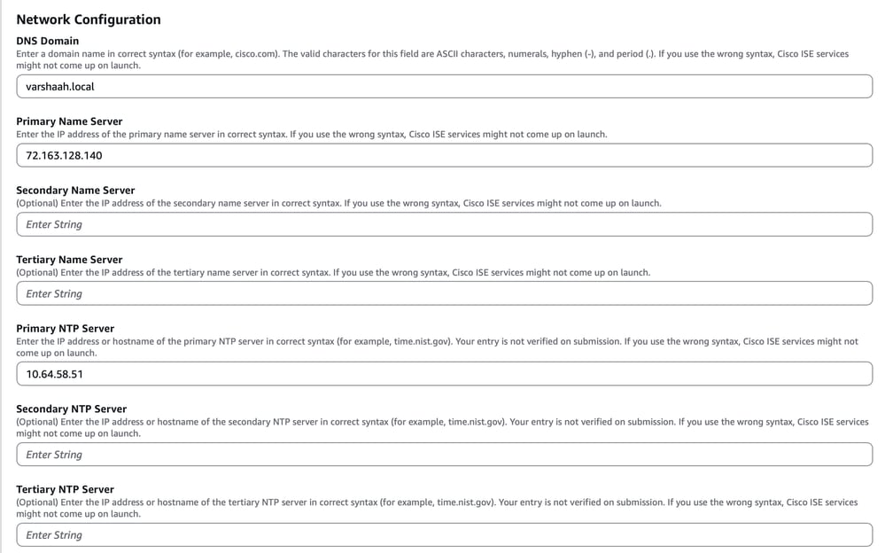 Network Configuration