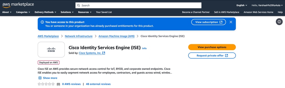 Click View Purchase Options