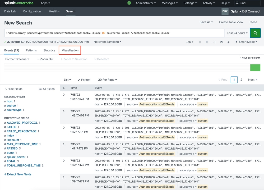 Splunk. Events 2