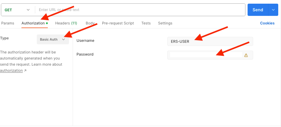 Postman Authorization Configuration