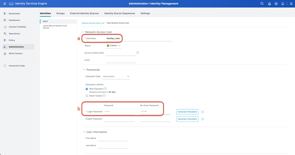 Create Local User 1-2