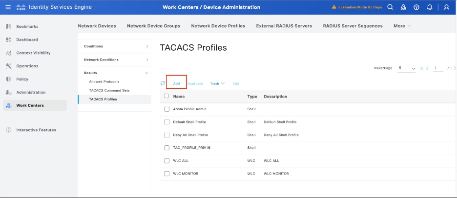 TACACS Profiles