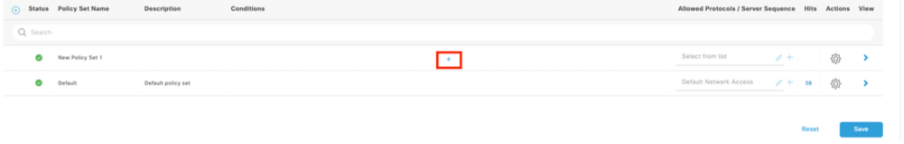 New Line at Top of Policy Set