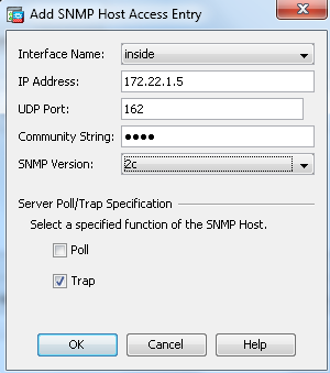 كيفية إضافة محطة إدارة SNMP