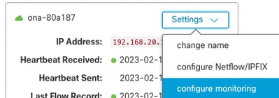 设置下拉列表突出显示configure monitoring