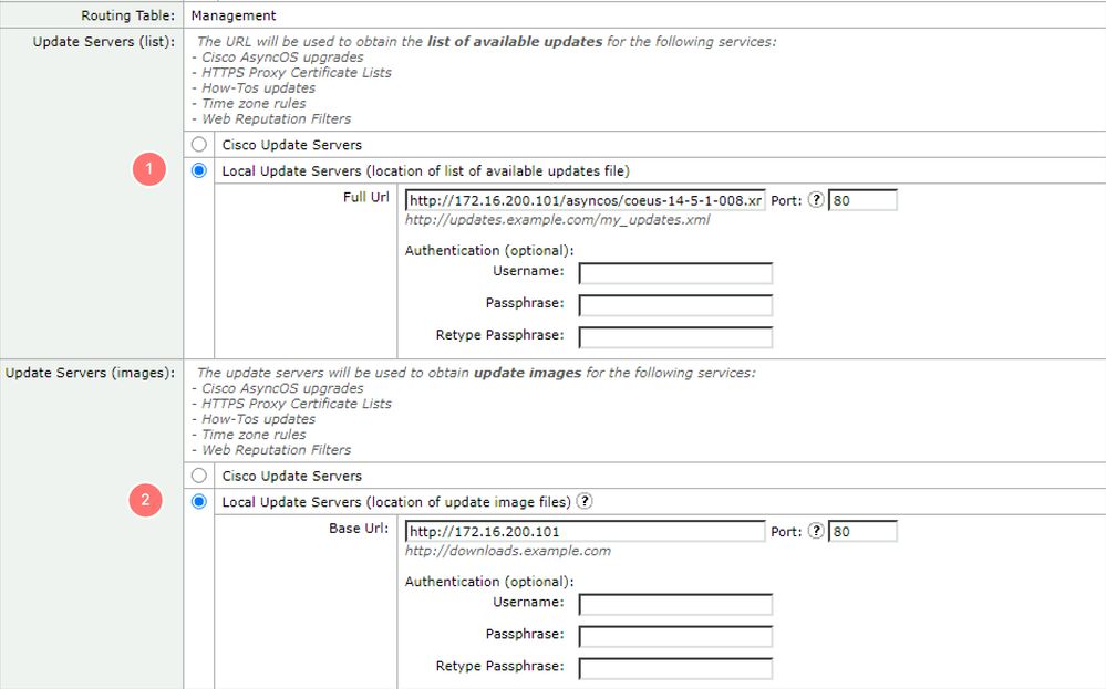 Campi di input GUI