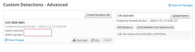 Create Signature Set