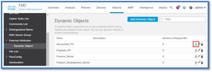 Controleer Dynamic Objects Object Manager