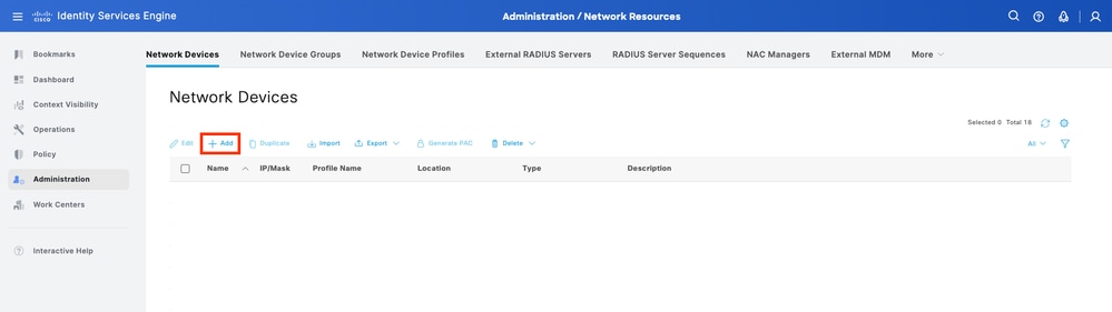 Add your Network Devices