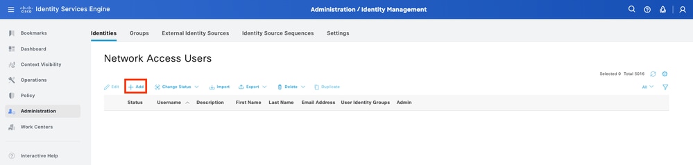 Create the Local Users