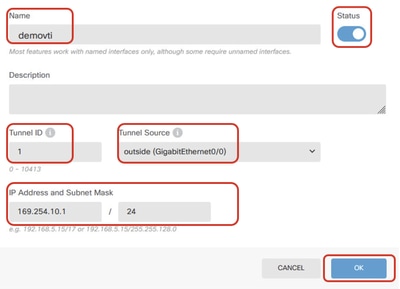 Create VTI Details