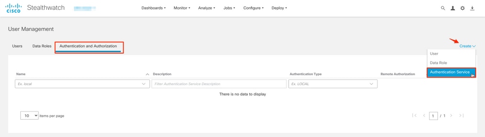 Secure Network Analytics Manager - External Authentication LDAPS - User Management - 2