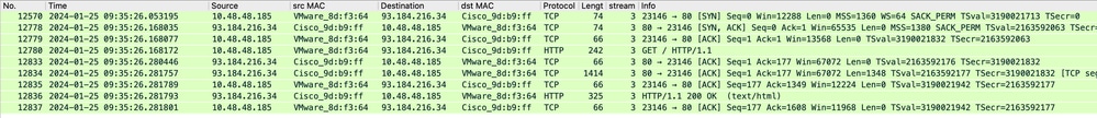 イメージ：WebサーバへのHTTP-SWA-Explicit-no cache
