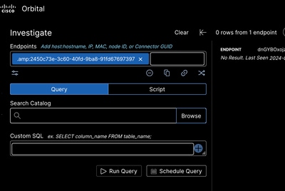 Options for Using the Orbital Catalogue