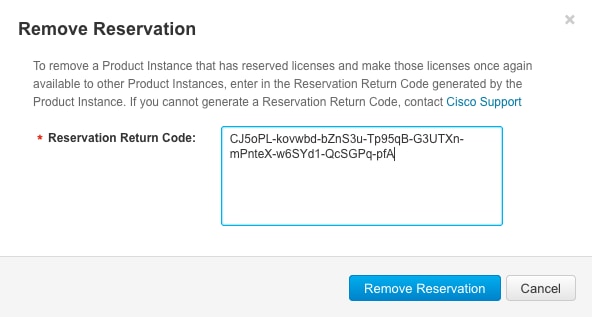 Introducir código de solicitud de reserva