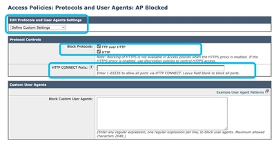 Image - Blocking Protocols and Connect Ports in Access Policy