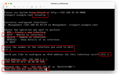 Image - Edit Management Interface IP address