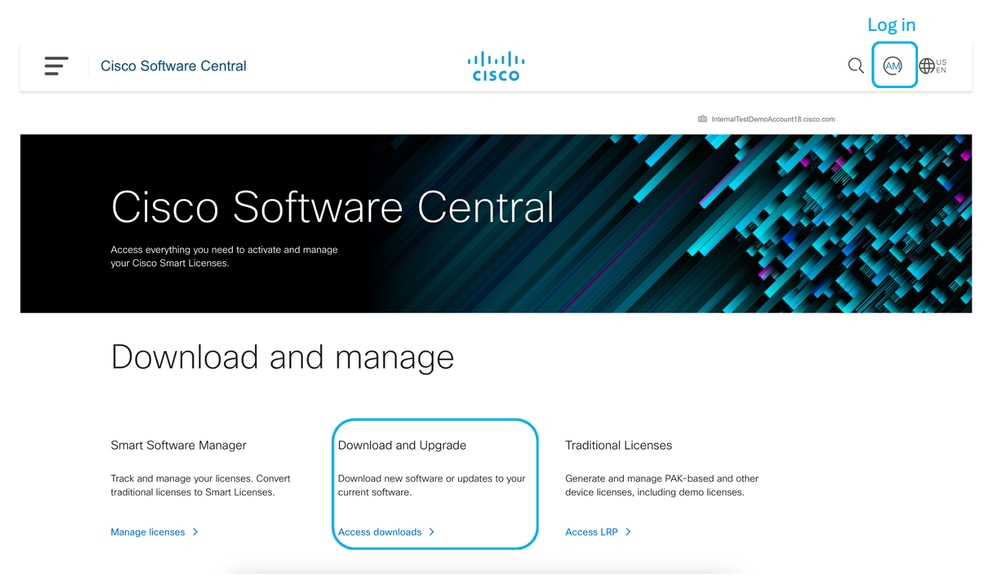 Image - Cisco Software Central