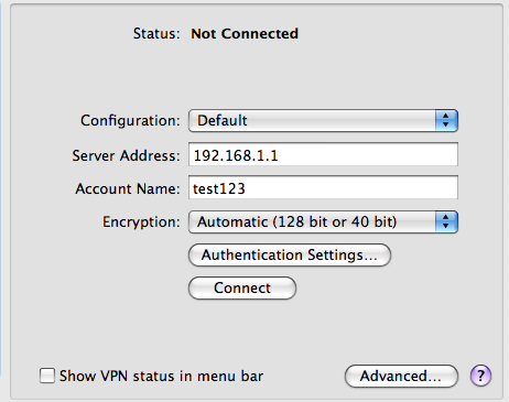 does pptp vpn not work on any mac or only for the latest os