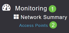 Navigate to Monitoring > Access Points.
