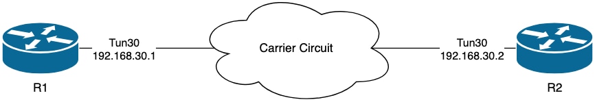 BFD Example Topology