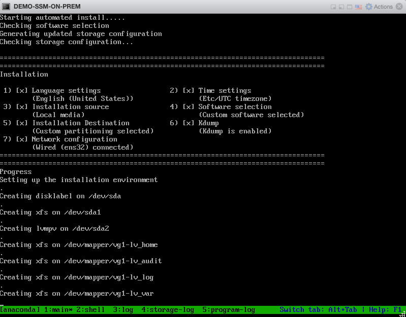 Continue Installation