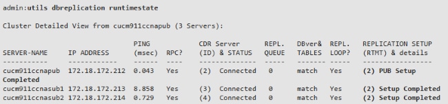 cisco cucm 8.6 database repair command