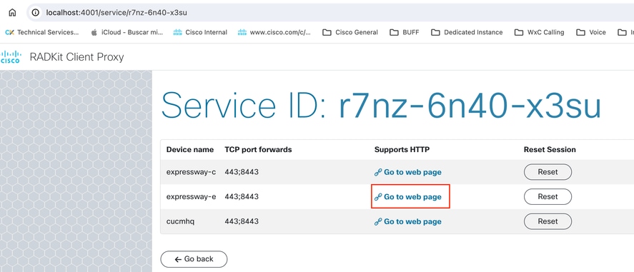 Radkit HTTP Service ID