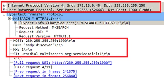 Chromecast as mDNS Service order to Screen Configuration on WLC - Cisco