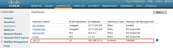 VLANs on Wireless LAN Controllers Configuration Example - Cisco