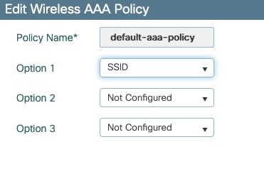 CWA: Konfigurieren der AAA-Richtlinie