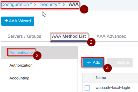Een AAA-methode voor verificatie toevoegen