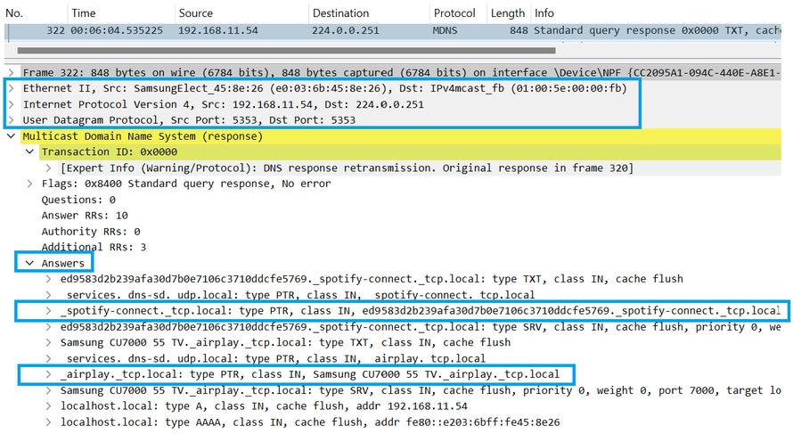 mDNS-serviceprovider-services