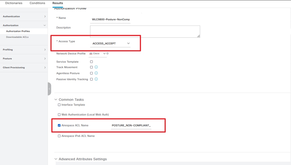 Create Authorization Profiles 04