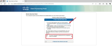 Client Provisioning Portal 4