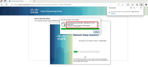 Client Provisioning Portal 8