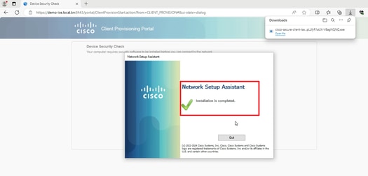 Client Provisioning Portal 9