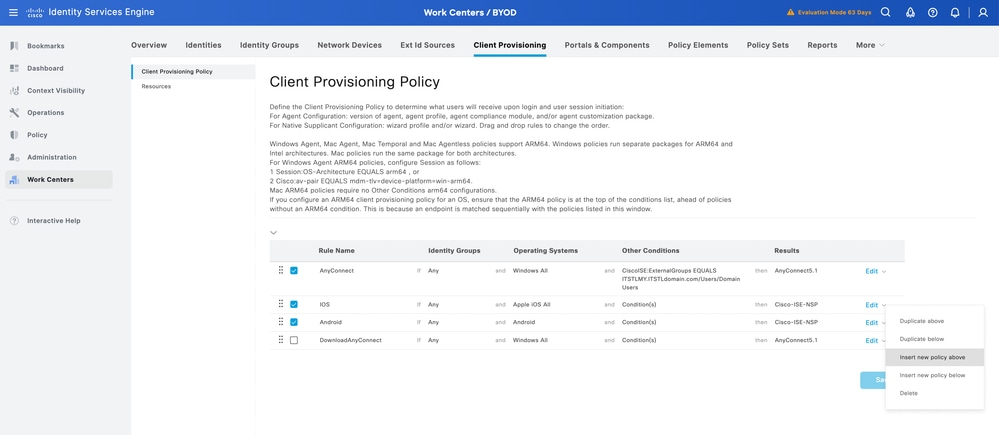 Map Endpoint Profile