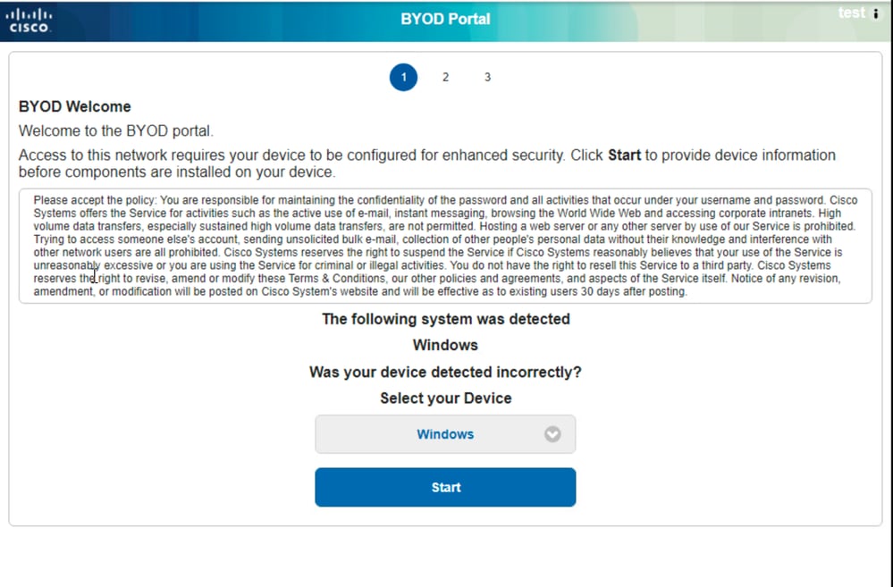 Device Information Login 1