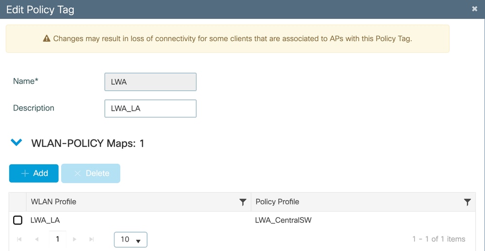 WLAN Security L3 Settings