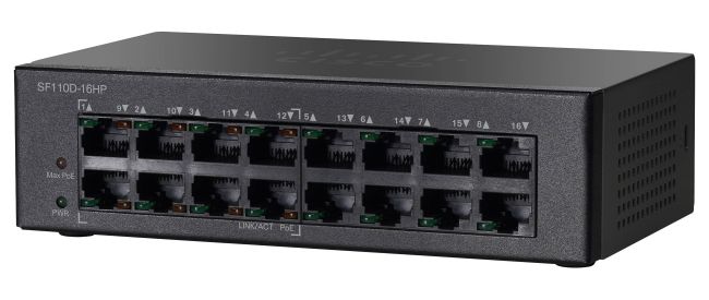 Cisco SG110-16 16ポートギガビットスイッチ