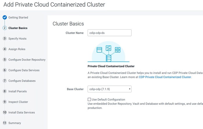A screenshot of a cloud containerized clusterDescription automatically generated