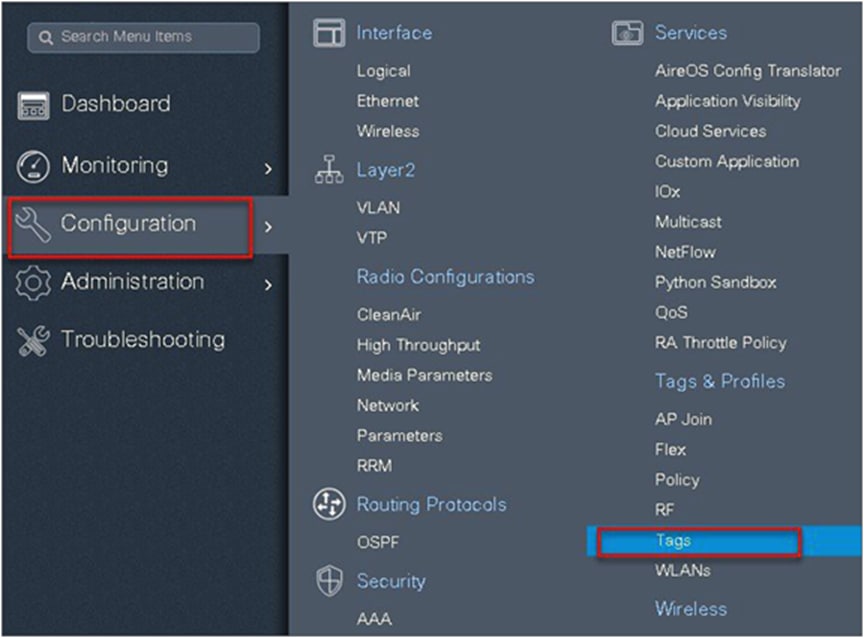 Navigate to Configuration