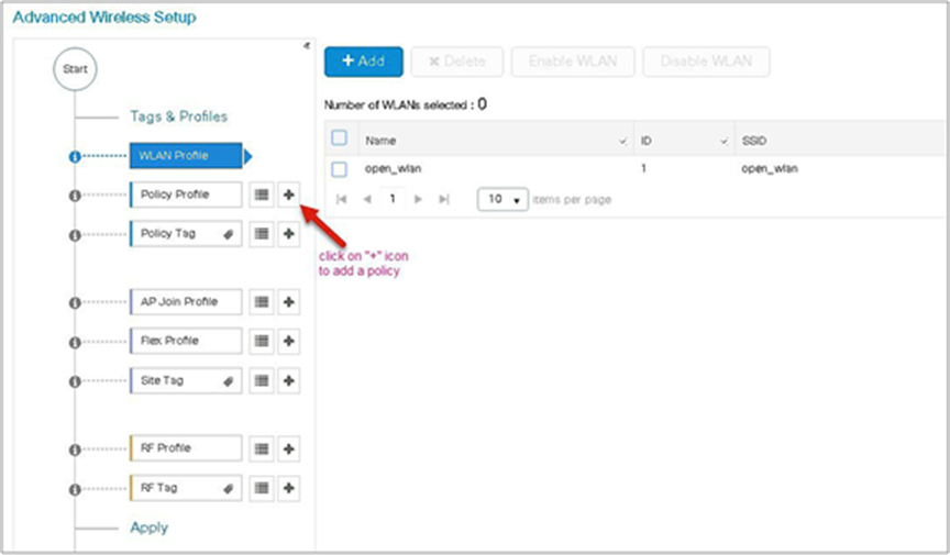 Advanced Wireless Setup