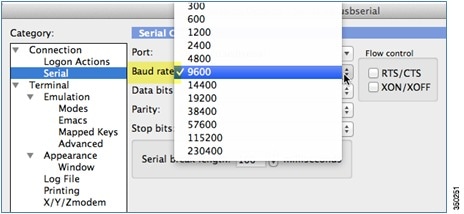mac terminal emulator 9600 baud