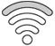 icône Wi-Fi dotée de 3 barres actives