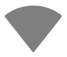 A fully gray cone shape.