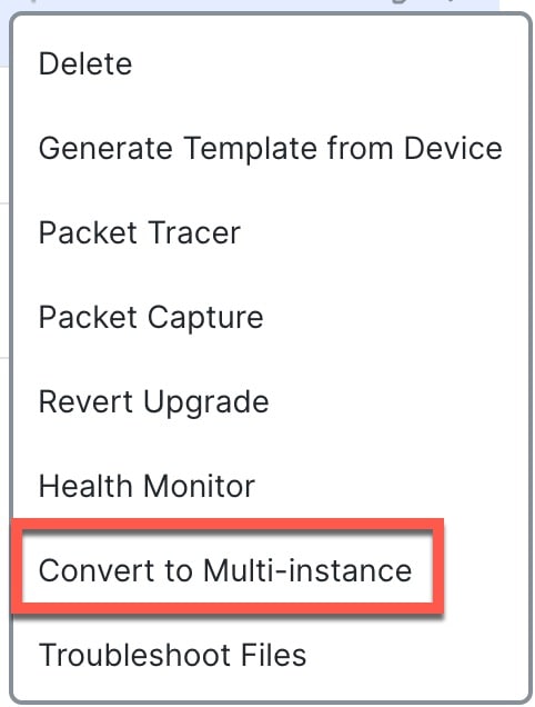 Convert to Multi-Instance